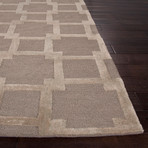 Hand-Tufted Polyester Kareem Rug // Sand (8' x 5')