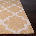 Hand-Tufted Wool Miami Rug // Gold (3.6'L x 5.6'W)