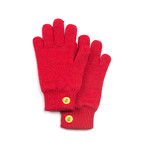 COZY Lined Touch Screen Glove // Red (Small)
