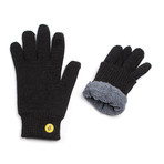 COZY Lined Touch Screen Glove // Black (Large)