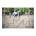 "The Parasol On A Rainy Day" (16"L x 24"W)