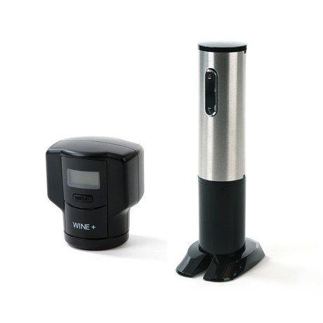 Rechargeable Wine Opener & Vacuum Pump Set