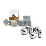 Whisky Rocks & Wine Pearls Set