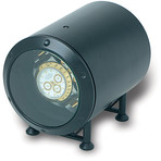 Retro Tube Single Watch Winder // Black Anodized Aluminum