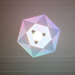 Diamond with CMYK Bulb