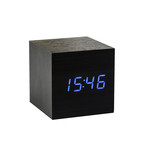 Cube Click Clock // Black (White LED)
