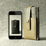 Leather iPhone 5/5S Wallet (Black)