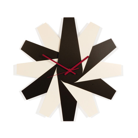 Fanfare Clock (Black & White)