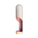 Pipe Table Light // White + Pink