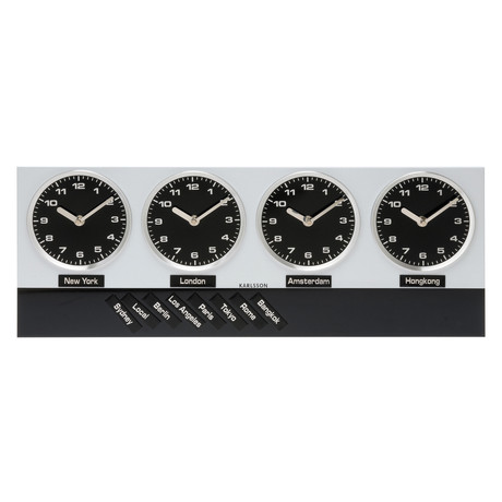 Wall Clock Time Zone // Including Magnets