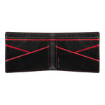 RFID Leather Full Sized Wallet (Red)