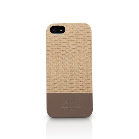 Resort Collection Genuine Sheep Leather iPhone 5/5s Back Case (Black)