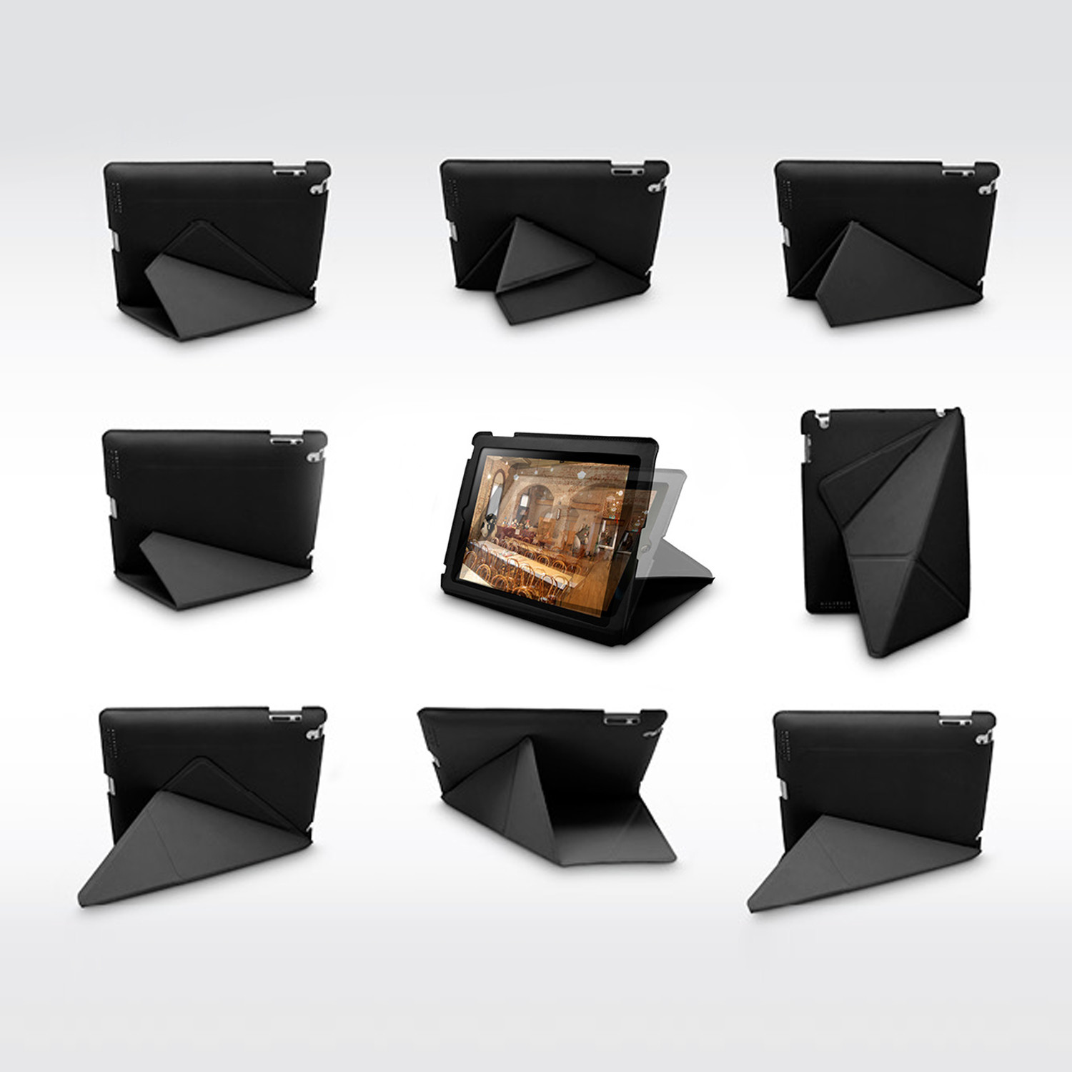 Svelte Collection Origami Ipad Mini Case Black Kajsa