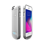 Elite Battery Case for iPhone 5 & 5S // Silver
