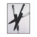 Andy Warhol // Knives, C.1981-82 (Three Black)