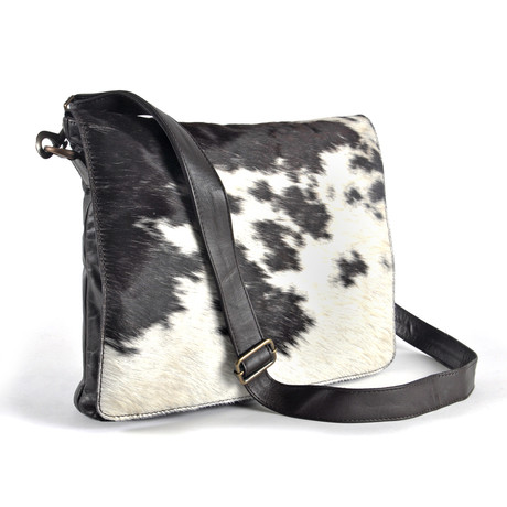 Cowhide Leather Messenger Bag // Alphonse  