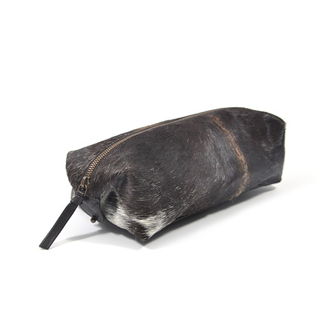 Cowhide Leather Dopp Kit Bag // Colby  