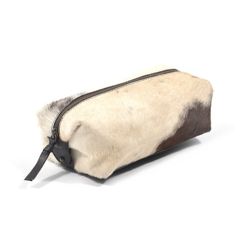 Cowhide Leather Dopp Kit Bag // Les