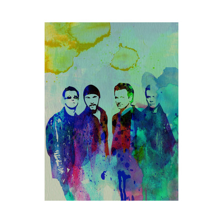 U2 Watercolor (15"L x 20"H)