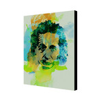 Einstein Watercolor (15"L x 20"H)