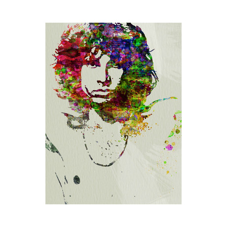 Jim Morrison Watercolor (15"L x 20"H)