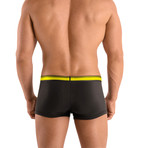 2 Pack Cotton Stretch Solid Brazilian Trunk // Yellow (L)