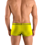 2 Pack Cotton Stretch Solid Brazilian Trunk // Yellow (L)