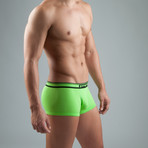 2 Pack Cotton Stretch Solid Brazilian Trunk // Green (L)