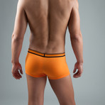 2 Pack Cotton Stretch Solid Brazilian Trunk // Orange (L)