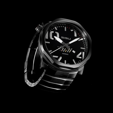 Bravado A5 (Black PVD stainless case, black dial, black PVD stainless bracelet)
