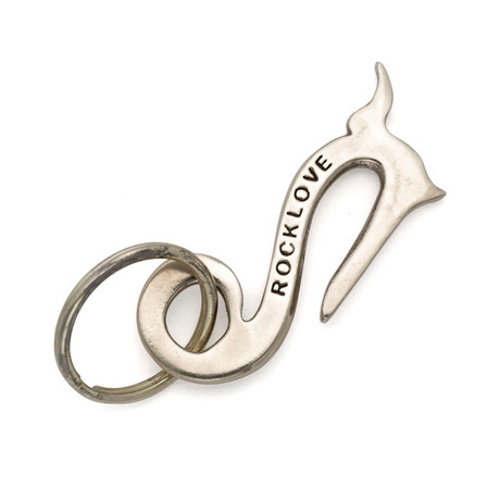 Flintlock Key Hook (White Brass)