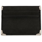 Embellished wallet white brass  small