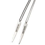 Valhalla Spike Necklace (24" Thick Rolo Chain)