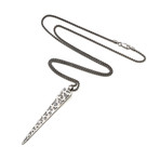 Valhalla Spike Necklace (24" Thick Rolo Chain)