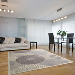 Graphic Illusions Rectangle Rug // Grey (2' 3" x 8' 0")