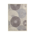 Graphic Illusions Rectangle Rug // Grey (2' 3" x 8' 0")