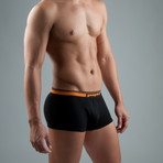 2 Pack Cotton Stretch Solid Brazilian Trunk // Orange (L)