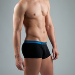 2 Pack Cotton Stretch Solid Brazilian Trunk // Blue (L)