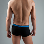 2 Pack Cotton Stretch Solid Brazilian Trunk // Blue (L)