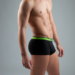 2 Pack Cotton Stretch Solid Brazilian Trunk // Green (L)