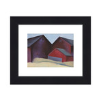 Georgia O'Keeffe, Ends of Barns, 1922