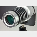Pack Aluminium ZOOMX14 iPhone Lens & Tripod (iPhone 4/4S)