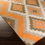 Alameda // Burnt Orange, Taupe, Olive (2'6" x 8')