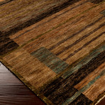 Scarborough // Burnt Orange, Charcoal, Olive (2' x 3')