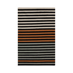Sheffield Market // Beige, Orange, Black (2' x 3')