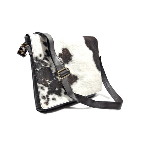 Cowhide Leather Messenger Bag // Francis