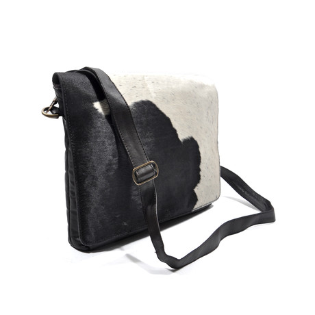 Cowhide Leather Messenger Bag // Carmen