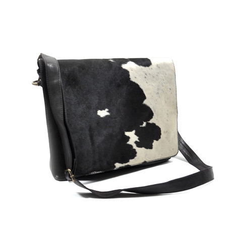 Cowhide Leather Messenger Bag // Tyree  