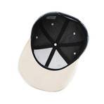 Stripe Snapback (Beige)