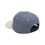 Stripe Snapback (Beige)